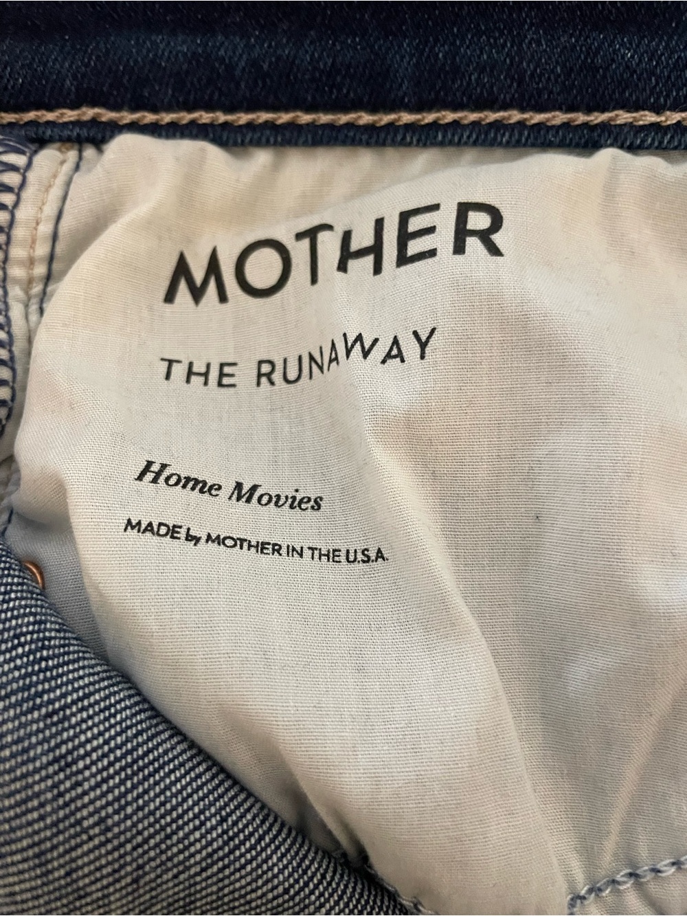 MOTHER Women's Indigo Straight Jeans 'The Runaway' Size 31 - Picture 2 of 8